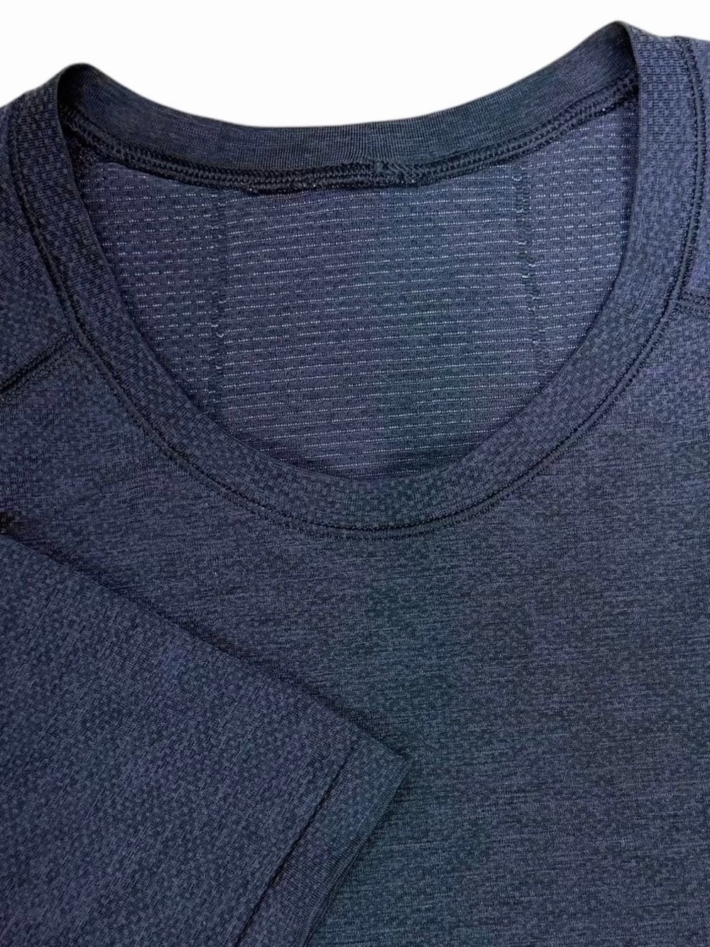 Lululemon Shirt Men Medium Blue Metal Vent Tech Short Sleeve Athletic Performanc